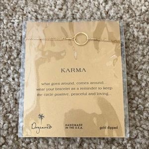 Dogeared Karma Gold Bracelet
